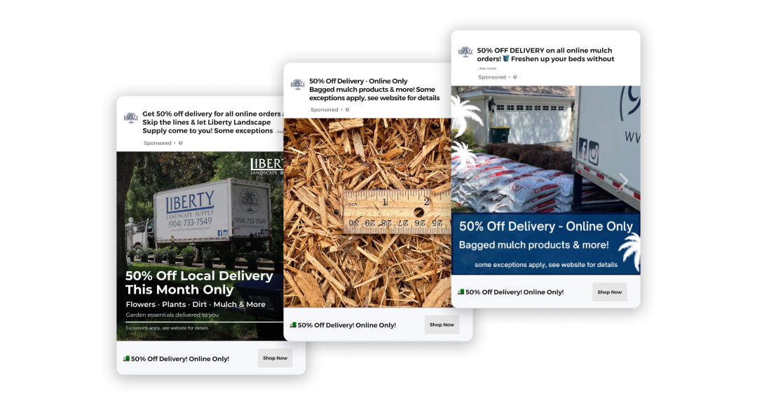 Liberty Landscape ad creative